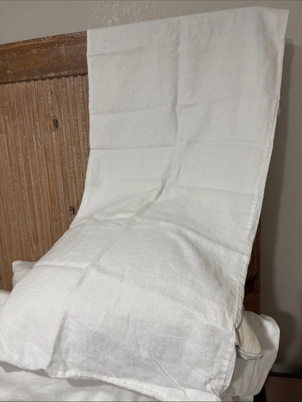 Casaluna White Linen Pillow Sham